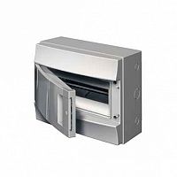 Распределительный шкаф Mistral65, 12 мод., IP65, навесной, термопласт, серая дверь |  код. 1SL1102A00 |  ABB